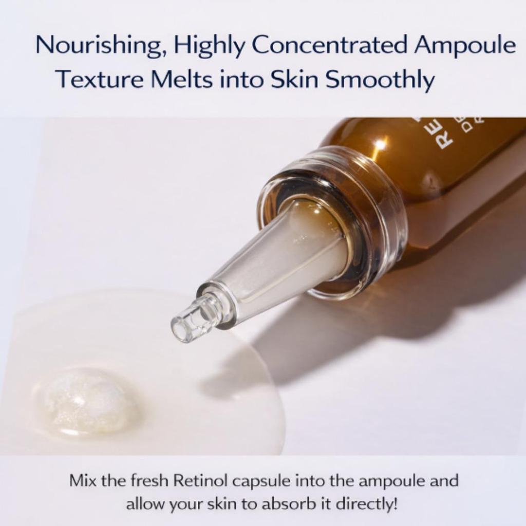 [BONCEPT] [Daiso] 300IU Pure Retinol Double Shot Ampoule Kit (Ampoule + Capsule) 3types