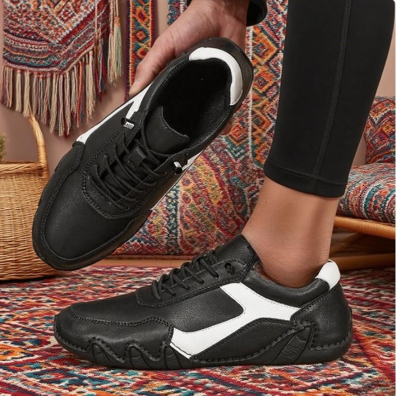 

Женские ботинки Bare больших размеров, ручная работа, кожаная мягкая подошва, удобные, универсальные для бизнеса, обувь для ходьбы, для поездок на работу, мужские лоферы 39