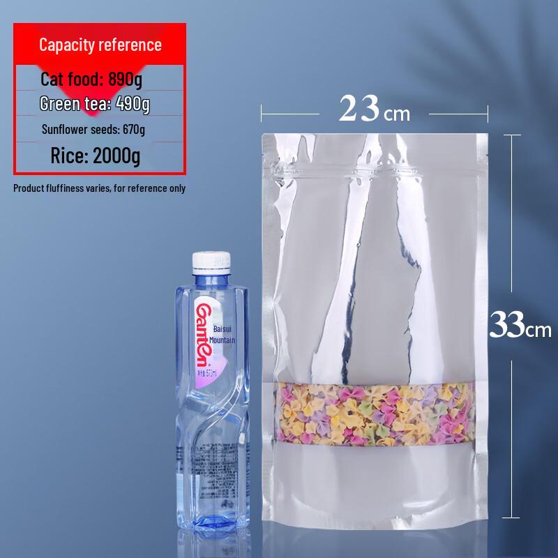 Qianxing Resealable Aluminum Foil Stand-Up Pouch with Window