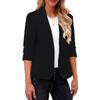 Women's  Fashion  Long Sleeve Open Front  Business Casual Cardigan, Fashion Jacket,