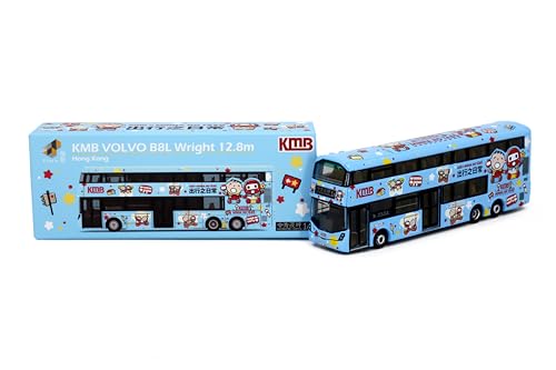 Tiny City Масштаб 1/110 KMB Volvo B8L 12,8 м (1A) KMB x Minna no Taabo Литая модель автомобиля