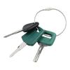 3 Set 777 C001 11039228 Heavy Equipment Key Set Construction Set with Key Ring Compatible with Volvo Excavator Loader Truck Replace 17225331