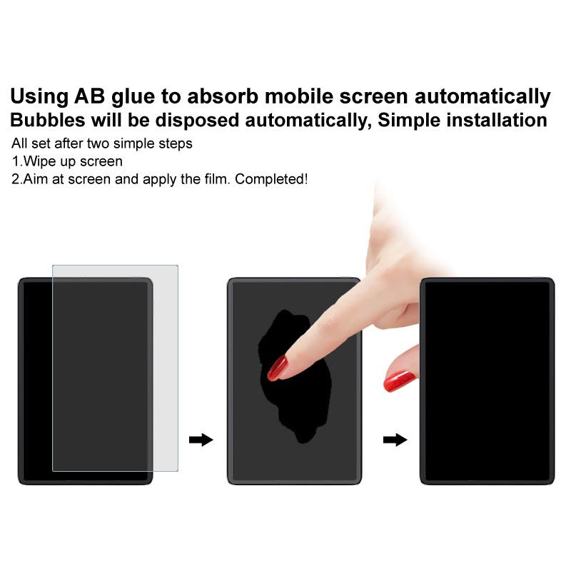 For Nokia T20/T21 IMAK H Series Sensitive Touch 9H Anti-explosion HD Clear Tempered Glass Full Screen Protector