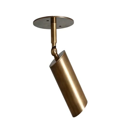 Sputnik Mid Century Brass 1 Light Spot Retro Ceiling Light Fixture Vintage Style