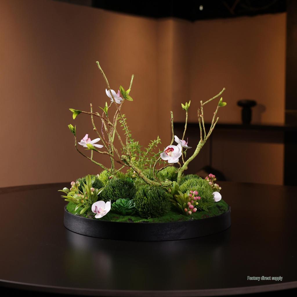 Luxury Chinese Artificial Flower Centerpieces for Large Round Dining Table