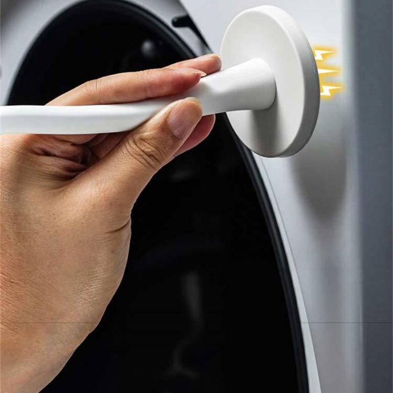 Silicone Washing Machine Door Holder Magnetic Ventilation Bracket for Front Loader Washers Secure Fit Easy Installation