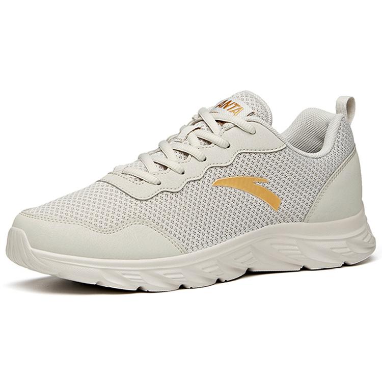 Anta Slip Resistant, Abrasion Resistant, Breathable Coverage Low top Running Shoes Men's Gray 912115578-2