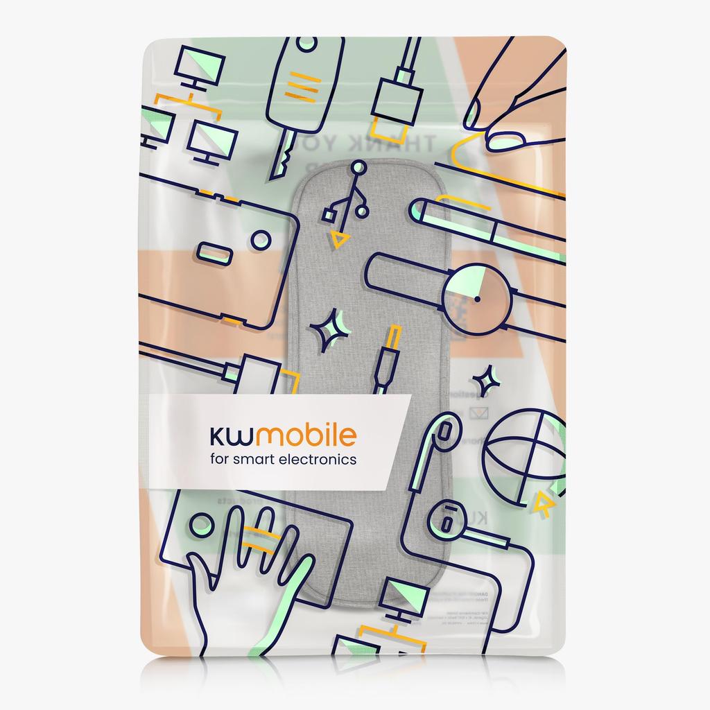 Kwmobile Dust Cover for Marshall Middleton Wireless - Protective Speaker Cover, Scratch-Resistant, Dust-Resistant, Gray