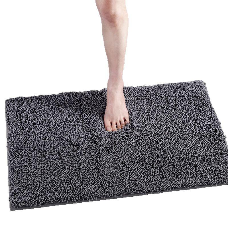 Hot-Selling Chenille Water-Absorbing Anti-Slip Mat for Bedroom, Entrance, and Bathroom
