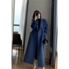 The New Woolen Coat Women's Mid-length Section Is Thin And Loose Over The Knee Plus Size Women's Woolen Coat