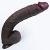 13.18 Inch Realistic Liquid Silicone Dildo with Strong Suction Cup, Soft Flexible Body-Safe Silicone, Waterproof, Discreet Packaging