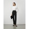 LANZHI Women's Slimming Straight-Leg Suit Pants