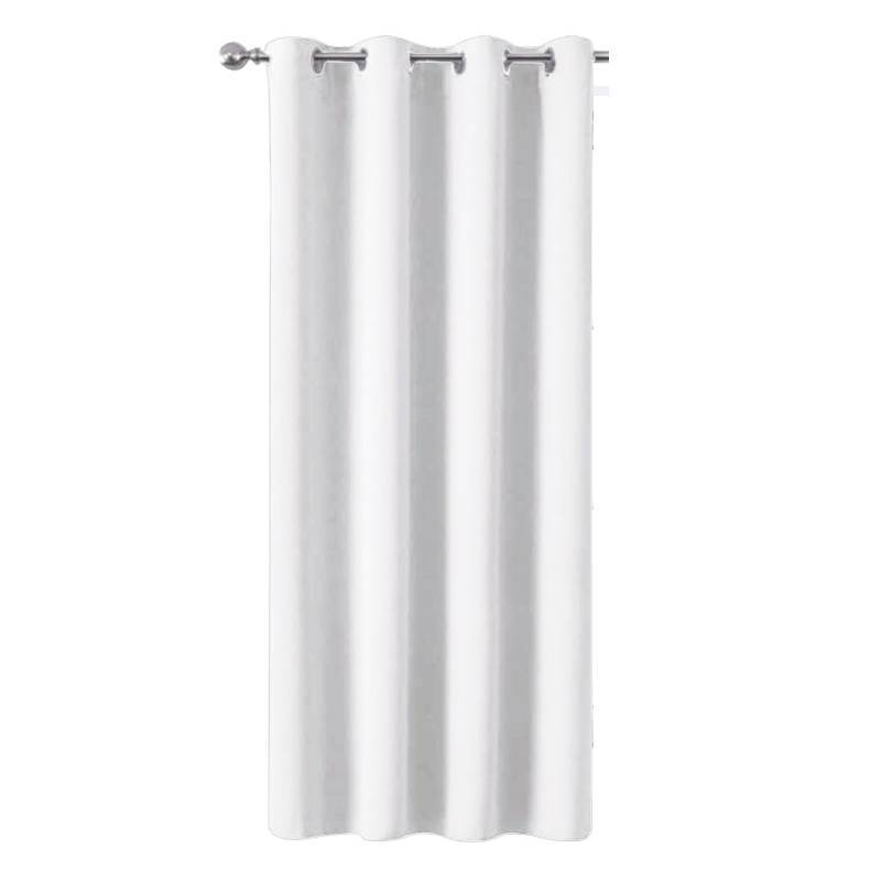 Blackout Door Insulated Curtain Bedroom Living Room Solid Color Window Decor