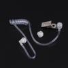 Two Way Radio Headset Acoustic Tube Single Air Conduit Replacement Transparent Coil Air Tube Earplug With Metal Clip