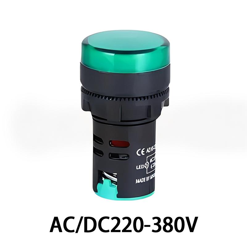 Indicator Signal Lamp Light Ad16-22Ds 22Mm Panel Mount Dc 12V 24V 110V 220V 380V Red Green Yellow Blue White Led Bulbs 20Ma