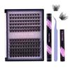 Single Cluster C Curl False Eyelashes Natural Thick Diy Segmented 10-16Mm Eyelashes