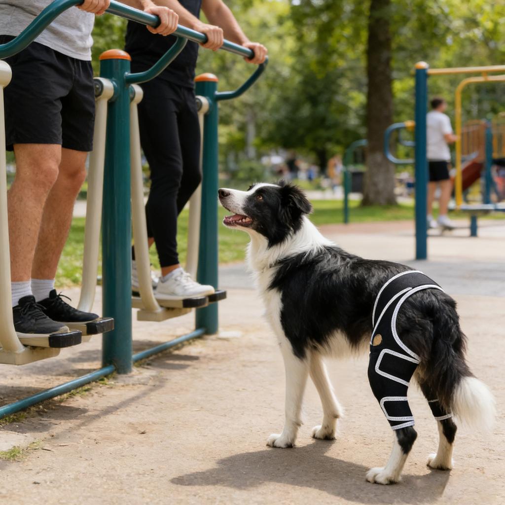 Strong Support Knee Dog Knee Brace For Back Leg