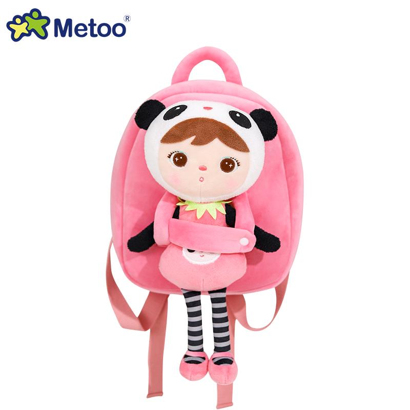 

Non-Toxic Metoo Removable Plush Doll Schoolbag Kawaii Panda Koala Bag Kindergarten Kids And Baby Gift