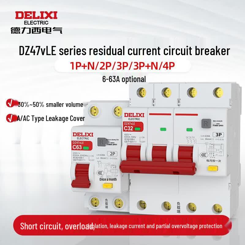 DELIXI DZ47SLES Leakage Protector Circuit Breaker