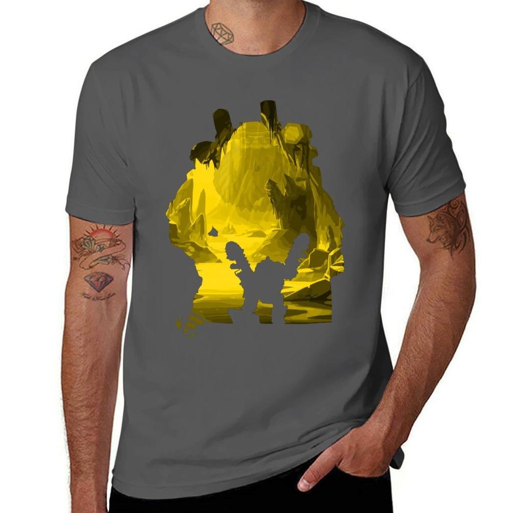 Deep Rock Driller Negative Illusion Tshirt Durable Work Wear Tshirt