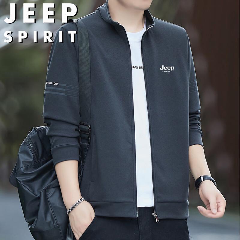 JEEP SPIRIT Men s Stand Collar Casual Jacket 3XL