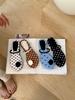 Polka Dot Toe Slippers Women Wear Summer Flat-Bottomed Beach Slippers Holiday Style Sandals Women