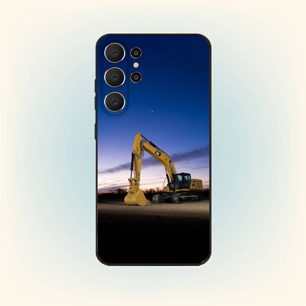 

Classic C-Caterpillares Truck Phone Case For Samsung S25,24,23,22,30,21,10,9,Ultra,Plus,Lite,FE Soft Black Case Samsung S24