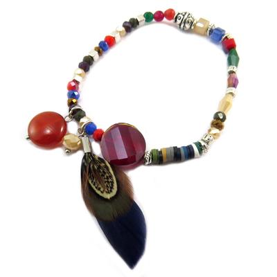 [P3632] - Multicolored 'Navajos' Fancy Bracelet