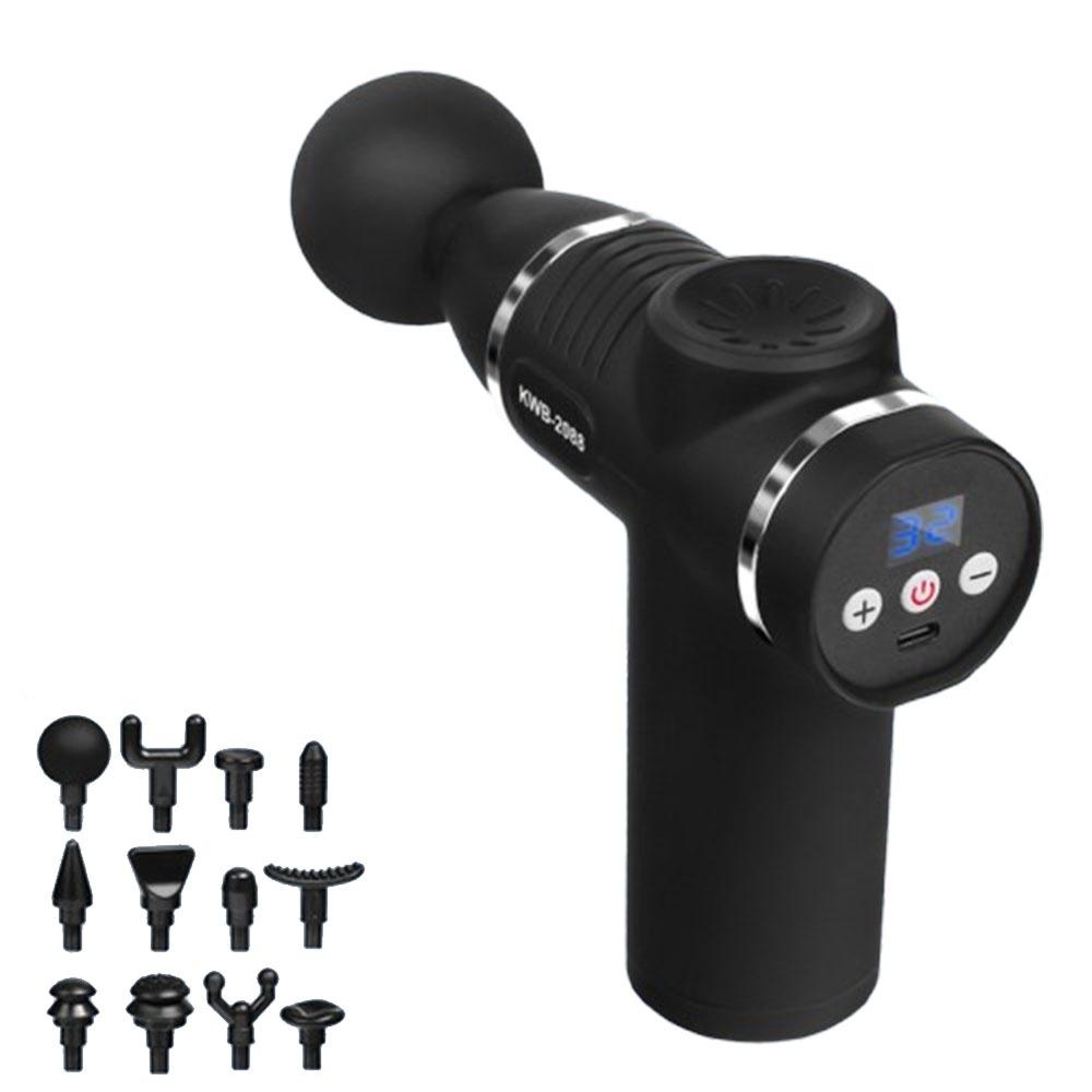 32 Speeds Fascia Massager LCD Display Body Massager Portable Muscle Relaxation Tool  Office