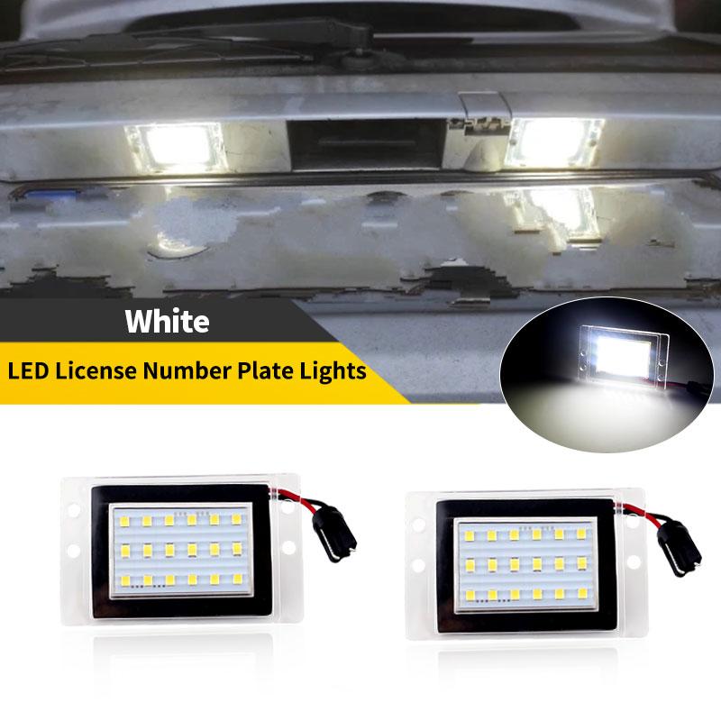 2PCS OEM# 9152437, 9187329 Canbus LED License Number Plate Light Lamp For Volvo 855 1993-1997 850 1991-1997 V70 XC70 1997-2000