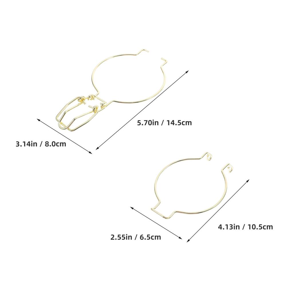 10 Piezas Hebilla de Alambre de Acero Inoxidable para Tarro de Vidrio Clip de Sellado Resistente Sujetador Metálico Versátil para Almacenamiento de Conservas de Cocina Casera