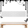 Halloween Runner Halloween Fun Table Runners Decoration Festive Gothic Tablecloth For Dining Holiday Gathering Kitchen Counter