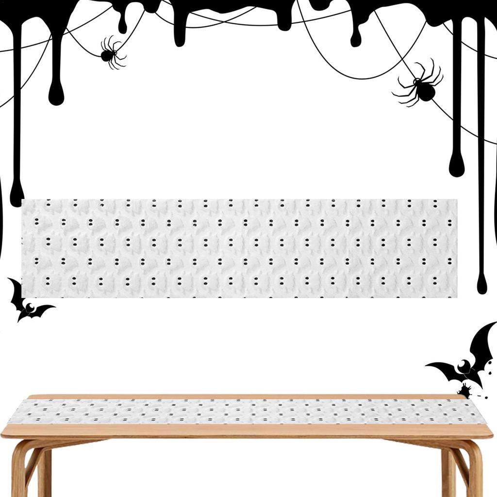 Halloween Runner Halloween Fun Table Runners Decoration Festive Gothic Tablecloth For Dining Holiday Gathering Kitchen Counter