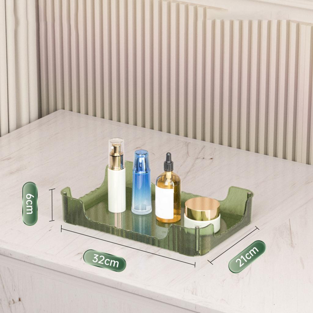 Desk Storage Rack Multipurpose Simple Light Luxury Double Layer Desktop Display Shelf for Home Bathroom