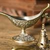 Durable Antique Style Incense Burner Air Purification Metal Aroma Furnace Gifts Wishing Aladdin Lamp Home Decor