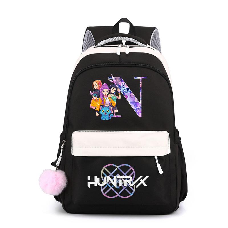 Large Capacity Schoolbag with Shoulder Strap; Student Three-piece Pencil Case Set