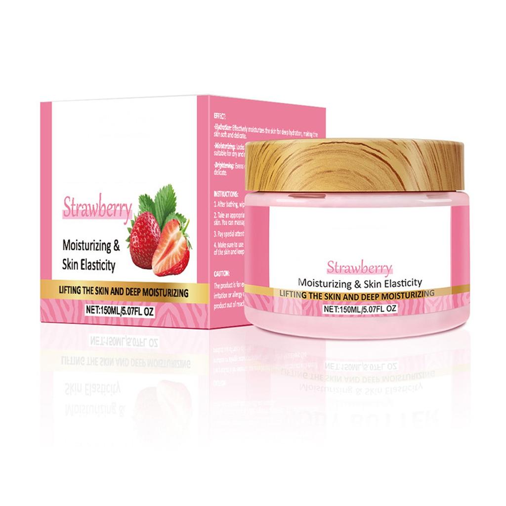 Körperbuttercreme, feuchtigkeitsspendende, straffende und pflegende Körperlotion