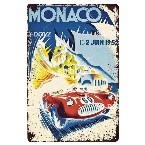 Brooklands Plaque Metal Sign Vintage Bar Decor Tin Sign Vintage Pub Bar Decor Metal Metalen Borden Racing Poster Plate