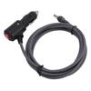 6.5ft DC Power Cable Cigar Lighter DC12V To 24V Water Resistant Auto Power Supply 18AWG Cable for Trucks Buses Ships