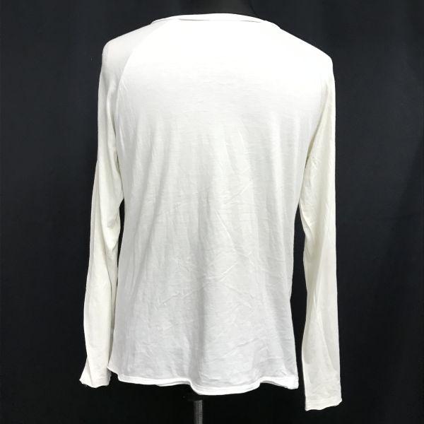 EMPORIO ARMANI Raglan Long Sleeve T-Shirt Men’s S White Japan(USED)