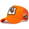 Animal Baseball Cap Cartoon Sunscreen Mesh Embroidery Truck Driver Cock Wolf Hat