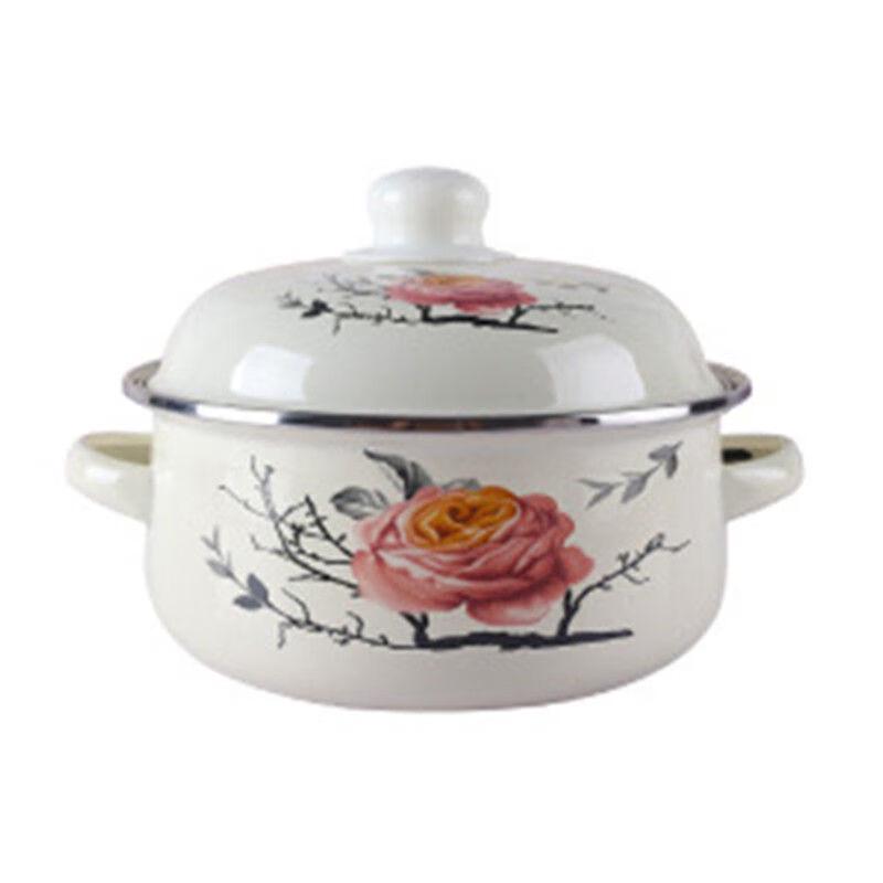 GOWKE Thickened Enamel Soup Pot