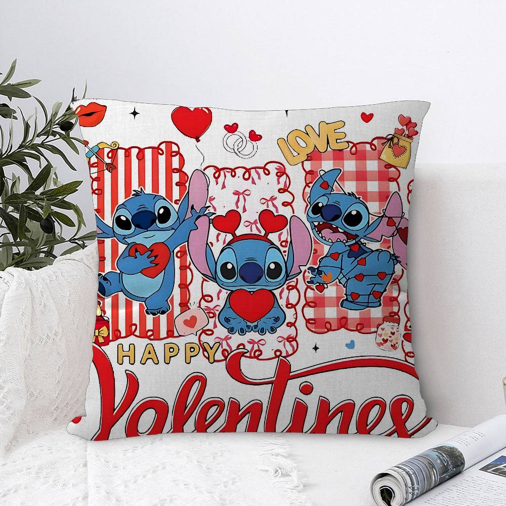 Cute SStitchs Personalized Pillow Cover Kids Bedroom Wild Party Decor Pillowcase kid Birthday shower Gift