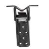 Motorcycle Foot Pegs, Folding Footrest Step Pegs Steel Pedals Universal Folding for Black Retro ATV