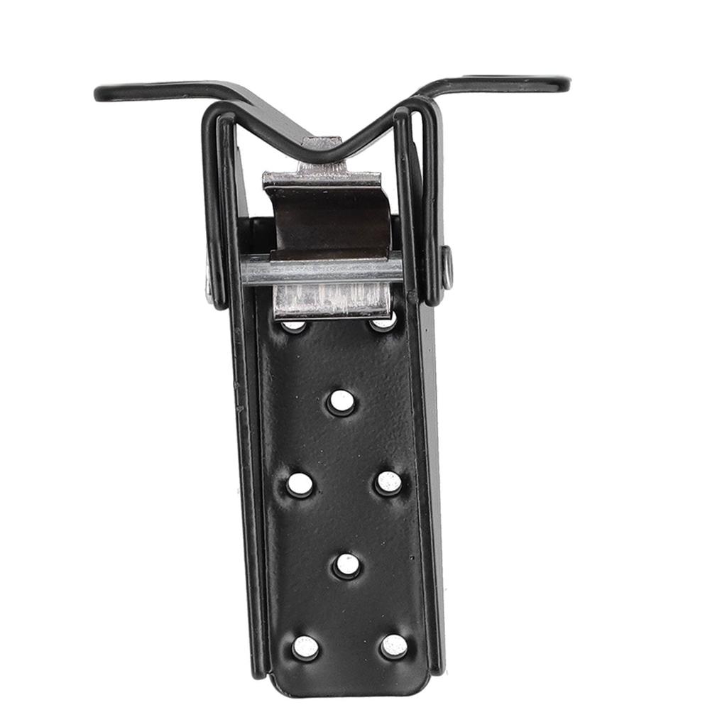Motorcycle Foot Pegs, Folding Footrest Step Pegs Steel Pedals Universal Folding for Black Retro ATV