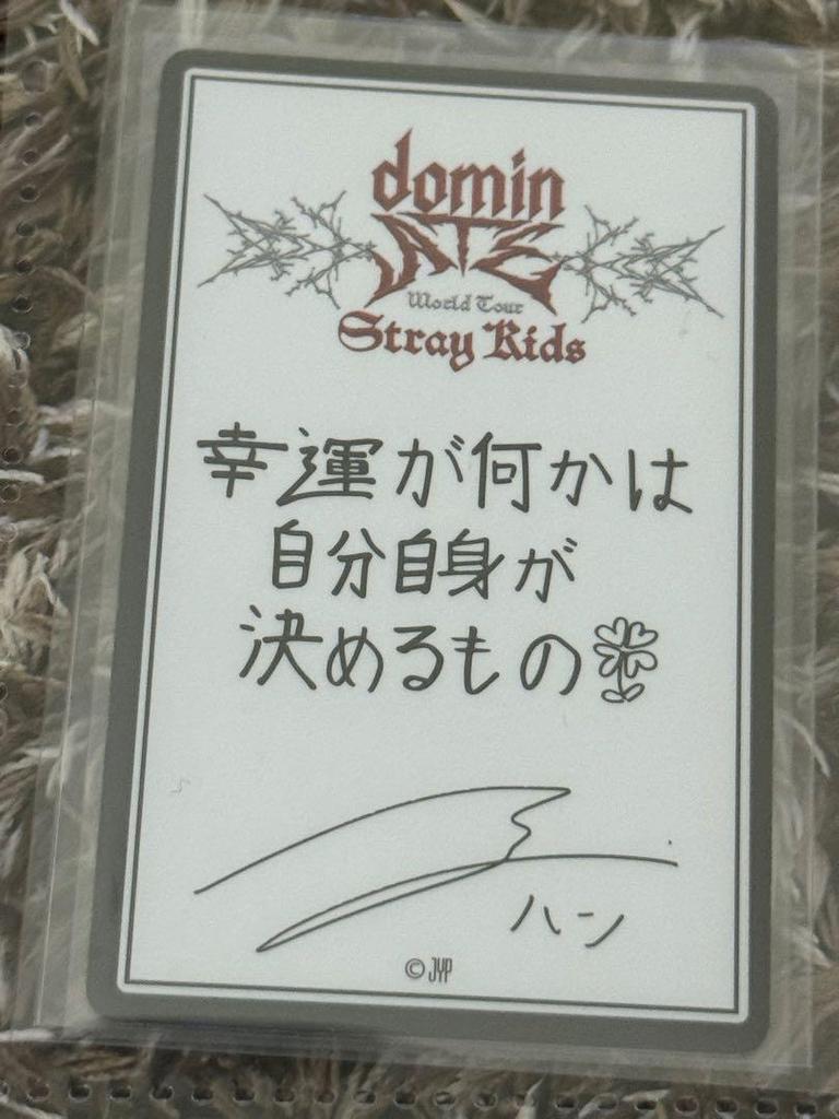 [USED] Stray Kids Han Online Bonus Domin ATE Trading Card