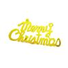 Christmas English Letter Ornament - Festive Tree Decoration & Gift