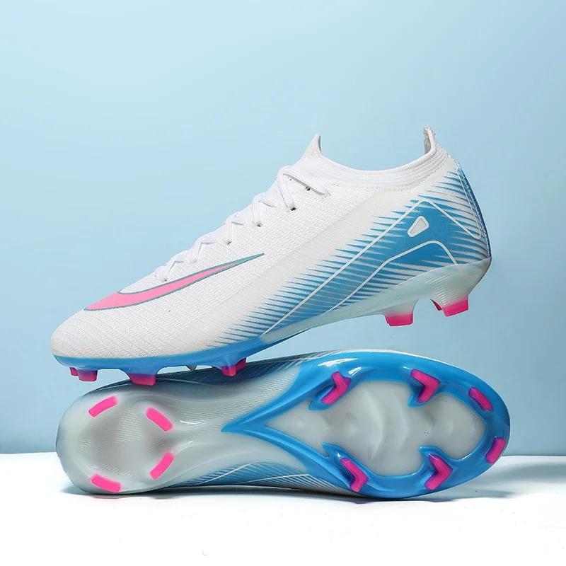 New Men Soccer Shoes Grass Outdoor Sport Non-Slip Professional Football Boots Training Shoes Match Sneakers Ultralight Unisex