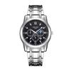 Relógio Masculino Automático Completo Luminoso À Prova D'água Calendário Pulseira de Aço