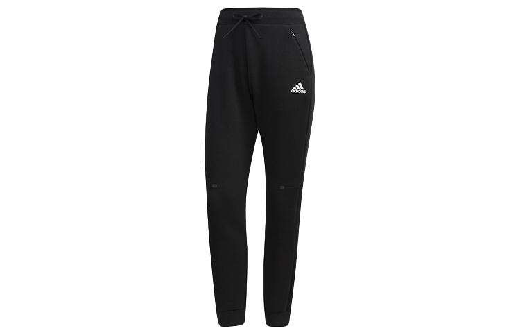 

Adidas Knitted Sweatpants Women s Black Moderate Cuffed Pants FI9279 S
